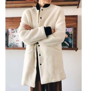 NWOT Creatures of Comfort Ingall TeddyJacket